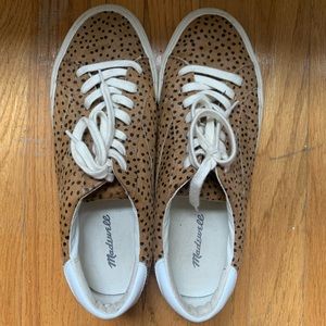 Real Fur Calf-Hair Madewell Fashion Sneakers